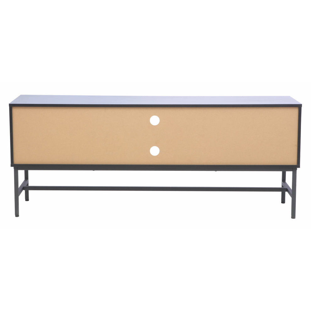 Comoda Tv Cargo, Negru Si Stejar, 150 Cm
