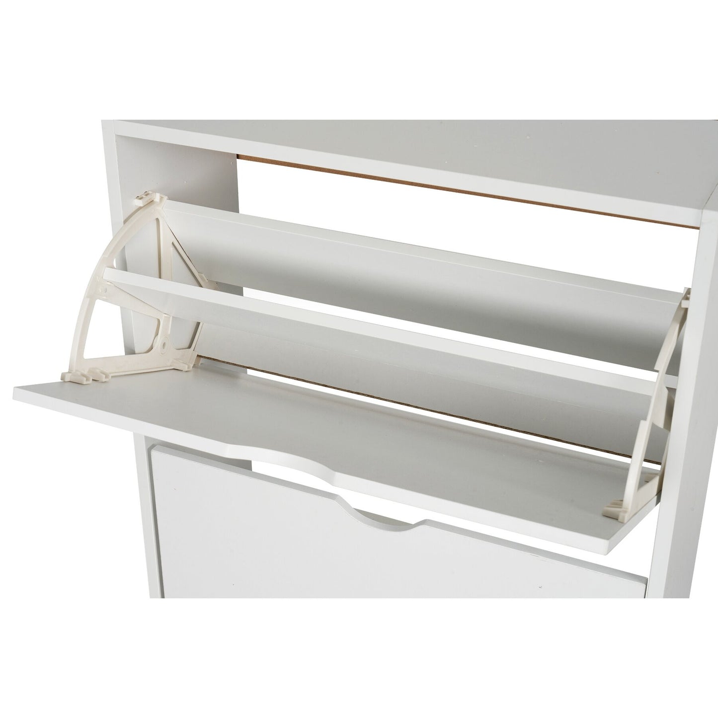 Pantofar 3 Usi Corso Alb, 60 Cm