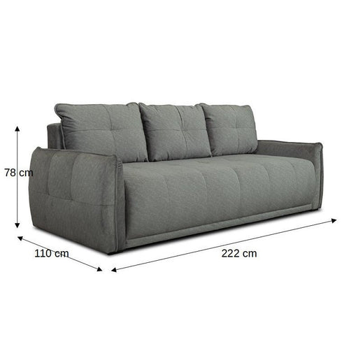 Canapea Extensibila Jojo, Lada Depozitare, Aura 12, 222 Cm