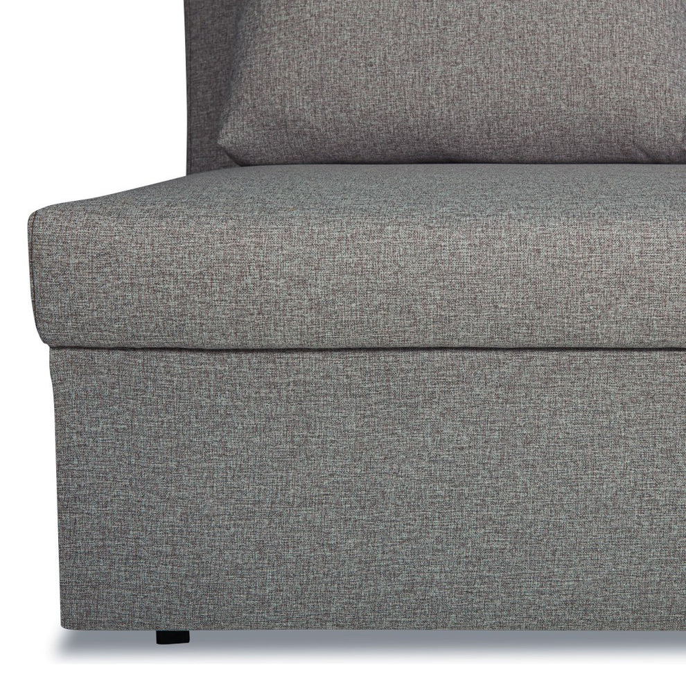 Coltar Extensibil Cu Lada, Blue Interschimbabil Stanga/Dreapta, Gri Inchis Arte 84A, 220 X 80 X 155 Cm