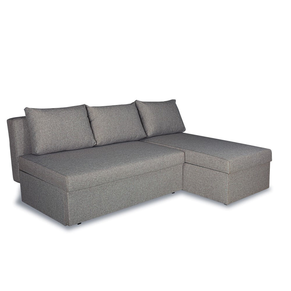 Coltar Extensibil Cu Lada, Blue Interschimbabil Stanga/Dreapta, Gri Inchis Arte 84A, 220 X 80 X 155 Cm