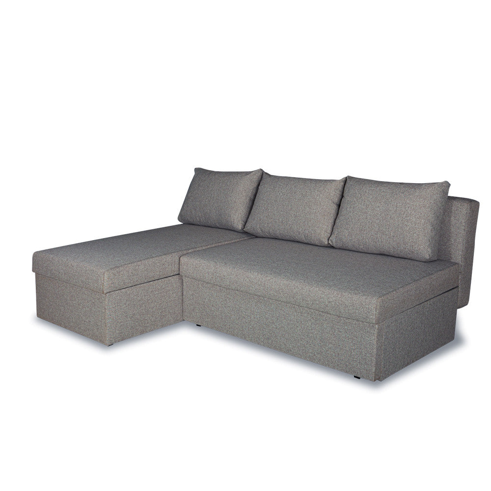 Coltar Extensibil Cu Lada, Blue Interschimbabil Stanga/Dreapta, Gri Inchis Arte 84A, 220 X 80 X 155 Cm