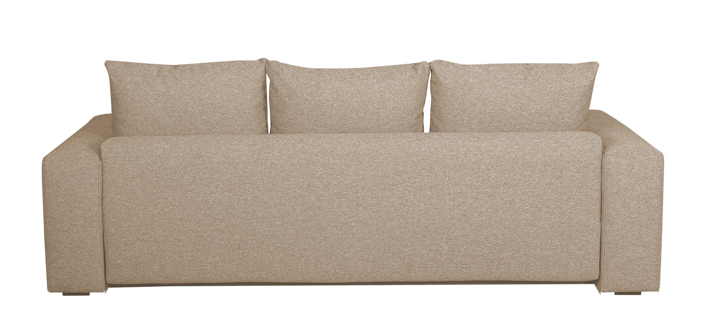 Canapea Extensibila Green, 3 locuri, Lada Depozitare, Caleido Taupe, 240 Cm