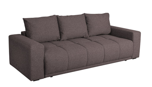 Canapea Extensibila Green, 3 locuri, Lada Depozitare, Maro, Caleido Brown, 240 Cm
