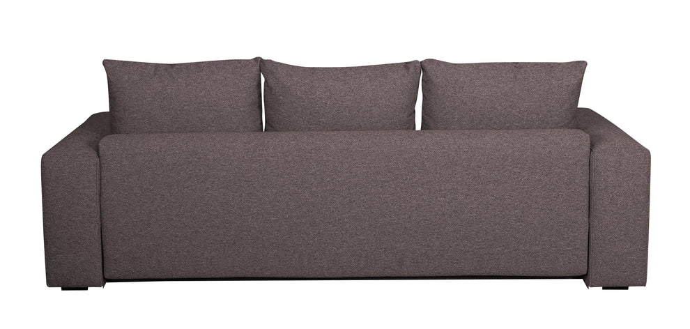 Canapea Extensibila Green, 3 locuri, Lada Depozitare, Maro, Caleido Brown, 240 Cm