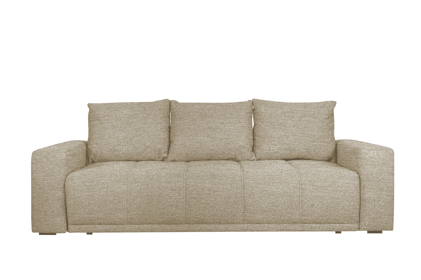 Canapea Extensibila Green, 3 locuri, Lada Depozitare, Bej, Stelar 16, 240 Cm