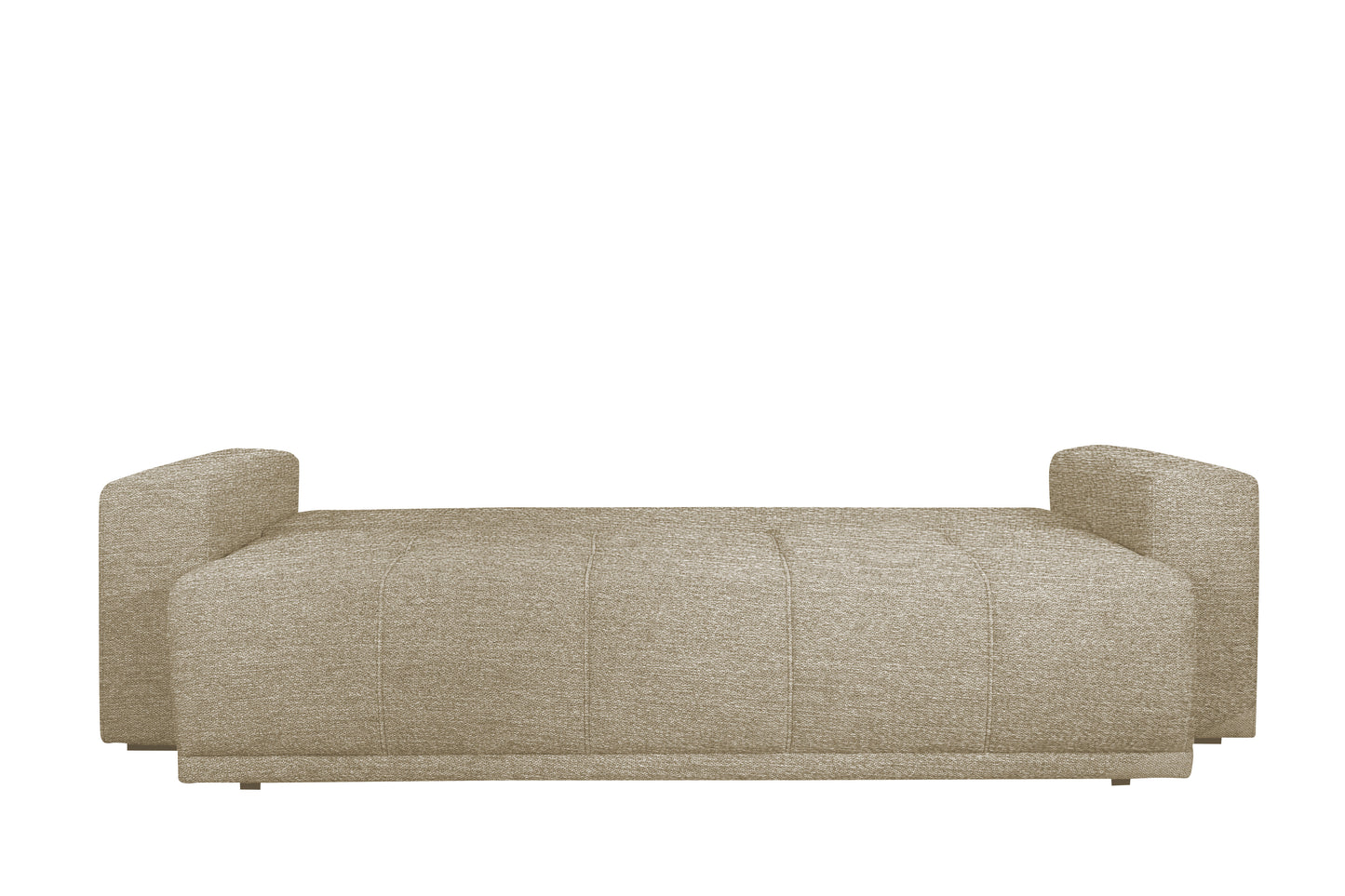 Canapea Extensibila Green, 3 locuri, Lada Depozitare, Bej, Stelar 16, 240 Cm