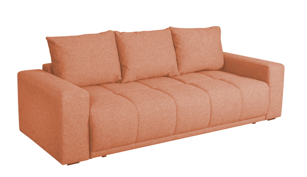 Canapea Extensibila Green, 3 locuri, Lada Depozitare, Roz, Orion 8, 240 Cm