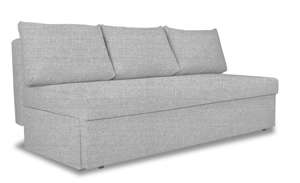 Canapea Extensibila Blue, Cu Lada Depozitare, 3 Locuri, Gri Deschis, Luis 83, 191 Cm