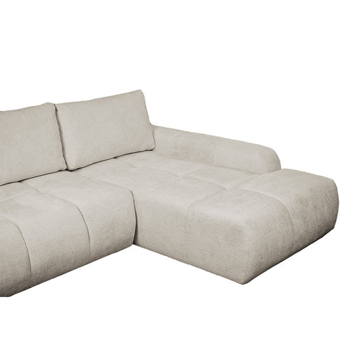 Coltar Extensibil Dreapta Luna, Lada Depozitare, 5 Locuri, Onyx Pearl, 270 Cm