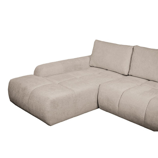 Coltar Extensibil Stanga Luna, Lada Depozitare, 5 Locuri, Onyx 3 Linen, 270 Cm