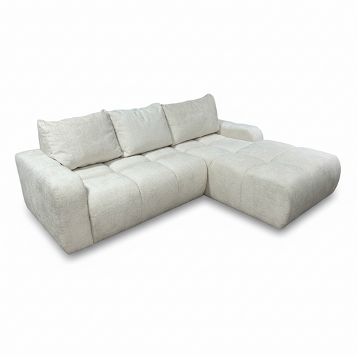 Coltar Extensibil Dreapta Kyoto, Lada Depozitare, 5 Locuri, Onyx 1 Ivory, 246 Cm