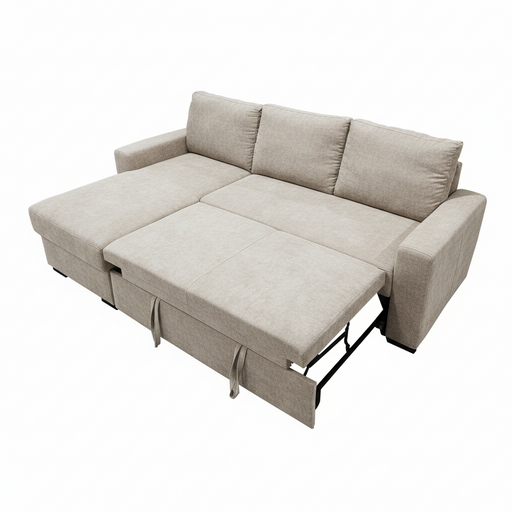Coltar Interschimbabil Cu Insula Creta, 5 Locuri, Lada Depozitare Loft 02, 238 Cm