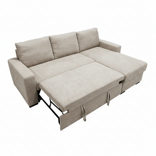 Coltar Interschimbabil Cu Insula Creta, 5 Locuri, Lada Depozitare Loft 02, 238 Cm