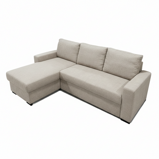 Coltar Interschimbabil Cu Insula Creta, 5 Locuri, Lada Depozitare Loft 02, 238 Cm