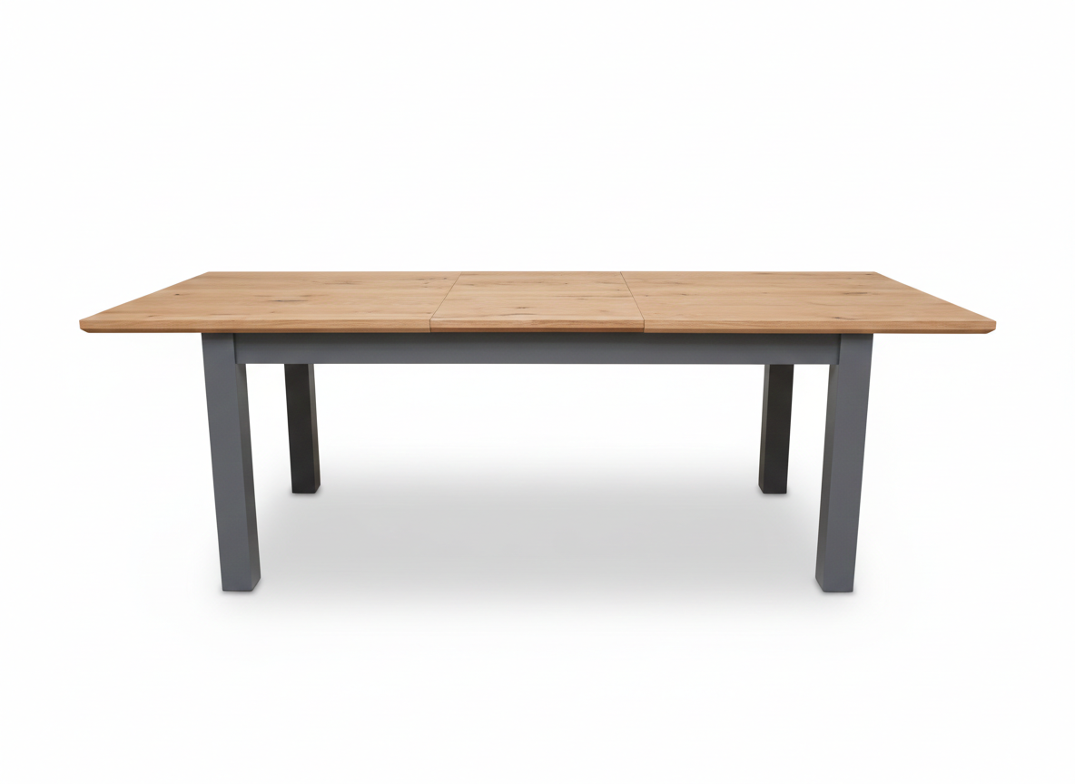 Masa Extensibila Alpina Graphit Matt, Vopsit Gri, Furniruit, 160/215 x 90 x 77 Cm