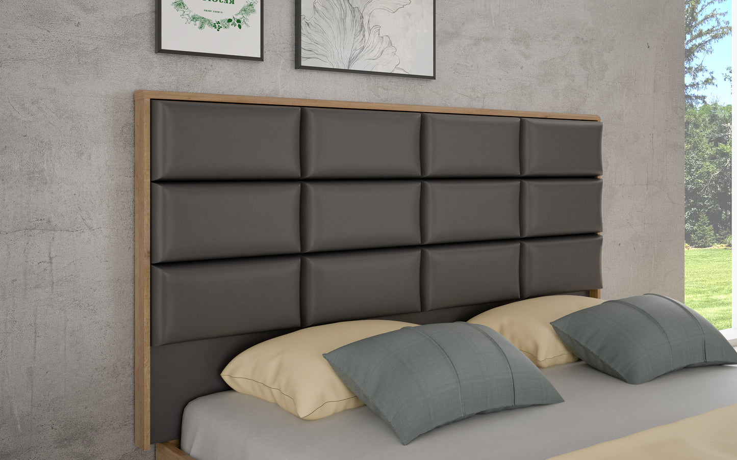 Capatai Pat Unbound, Riviera Oak Si Uni Wolfram Grey, 169.5 Cm
