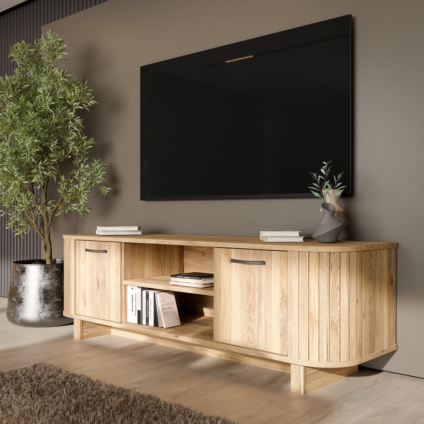Comoda TV 2 Usi Forest, 189.2 Cm