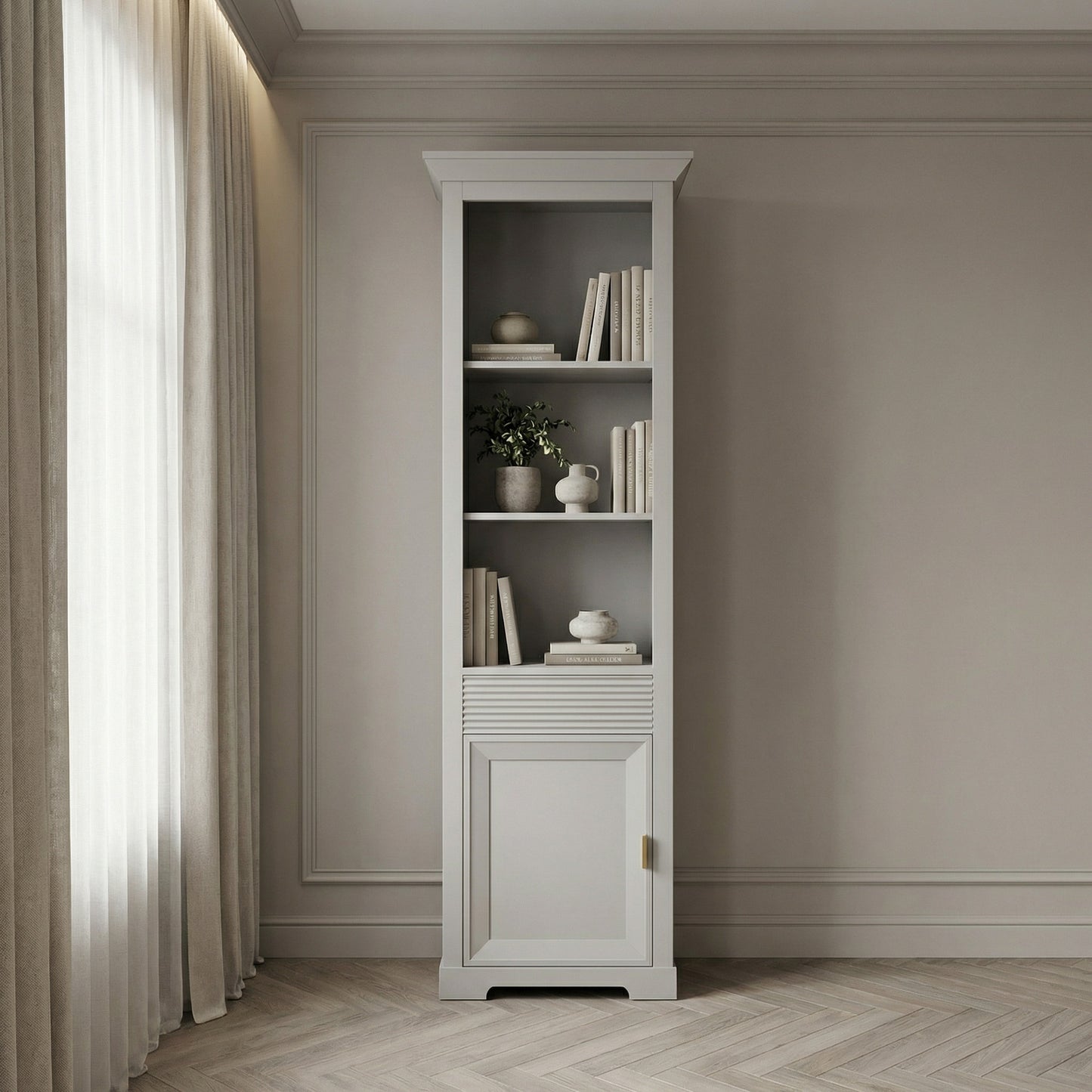Bibioteca Cu 1 Usa Si 1 Sertar Verona Kashmir, 65.4 Cm