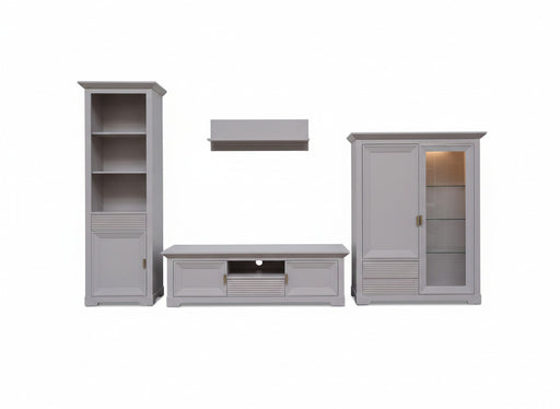 Comoda Bar Verona Kashmir Latime 112.1 cm, Alb, Mobila Living, Sertare Push To Open, Inchidere Silentioasa Usi