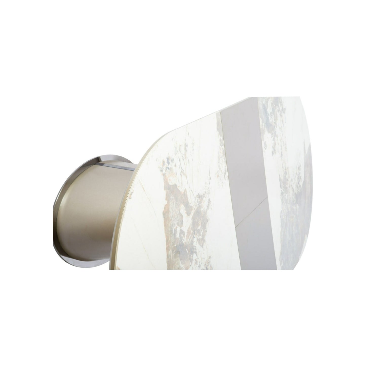 Masa Extensibila Bespin, Alb Si Beige 160/260 x 90 x 76 Cm