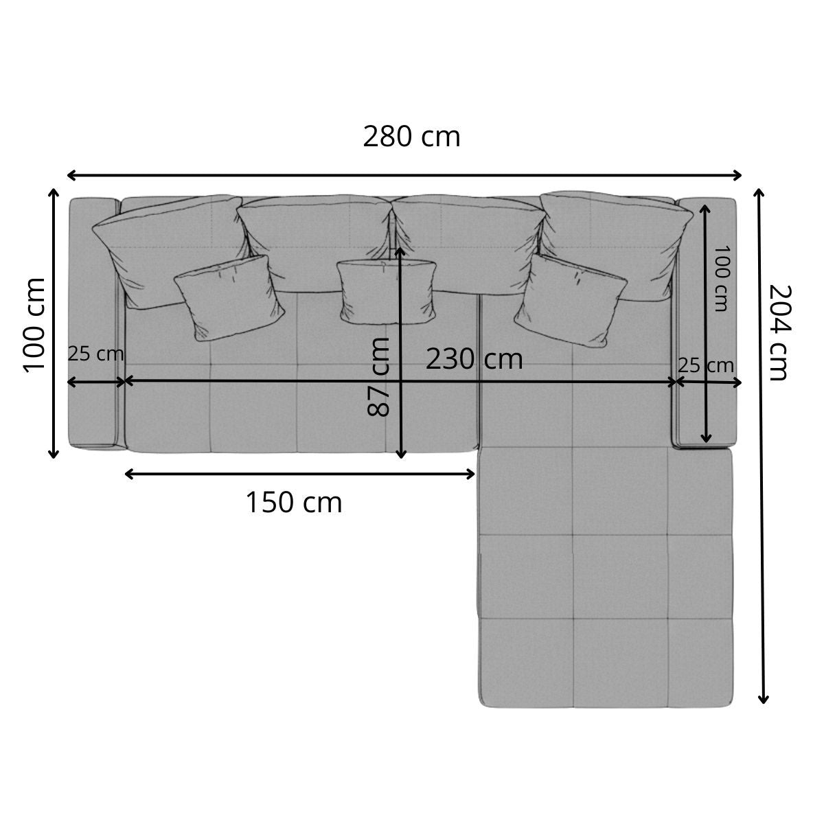 Coltar Extensibil Cu Otoman Stanga Otis, 5 Locuri, Lada Depozitare, Bej, 280 Cm