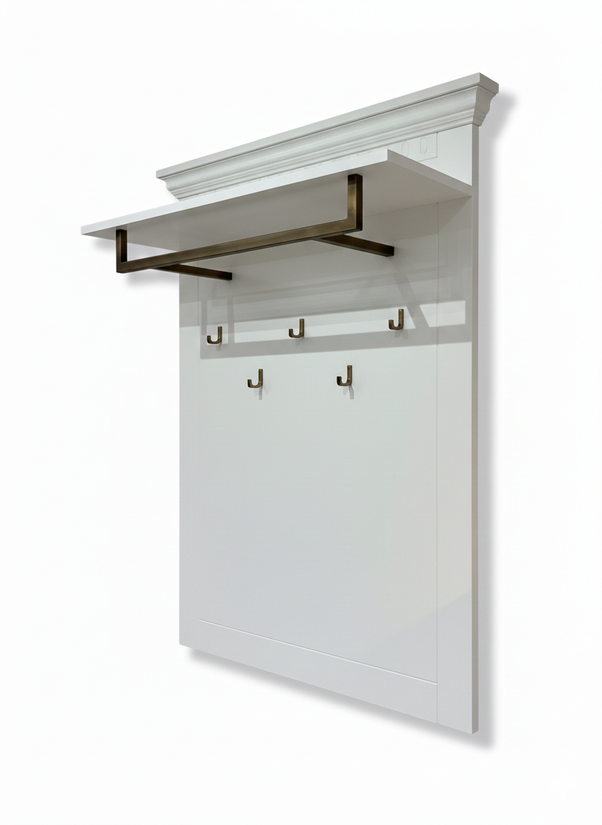 Cuier Saint Tropez Alb, Vopsit, 100 Cm