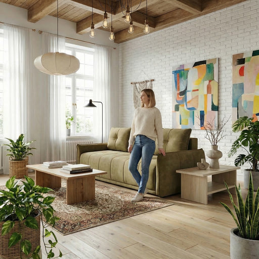Canapea Extensibila Jojo, Lada Depozitare, Aura 3, 222 Cm
