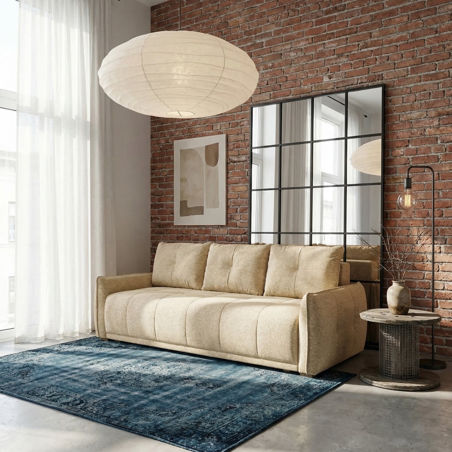 Canapea Extensibila Jojo, Lada Depozitare, Arte 04A, 222 Cm