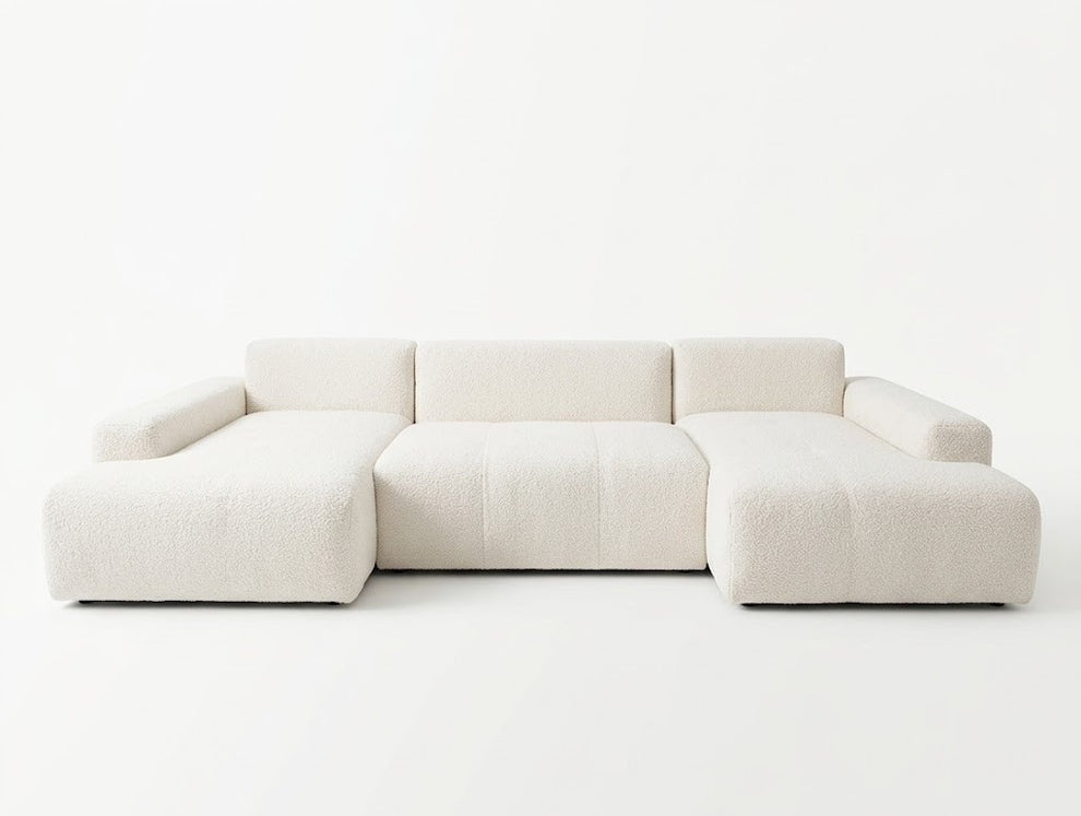 Coltar U Extensibil Luna, 6 Locuri, Onyx 1, 330 Cm