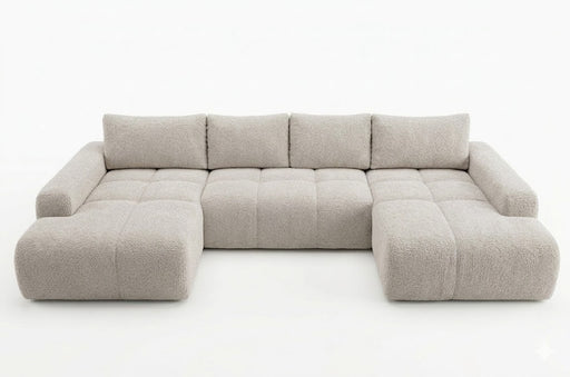 Coltar U Extensibil Luna, 6 Locuri, Onyx 2 Pearl, 330 Cm