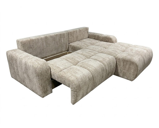 Coltar Extensibil Dreapta Kyoto, Lada Depozitare, 5 Locuri, ONYX 3 LINEN, 246 Cm