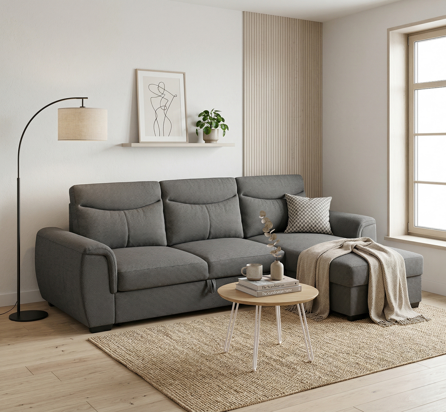 Coltar Extensibil Cu Insula Amalfi, Interschimbabil Stanga/Dreapta, Crown 18, 236 Cm
