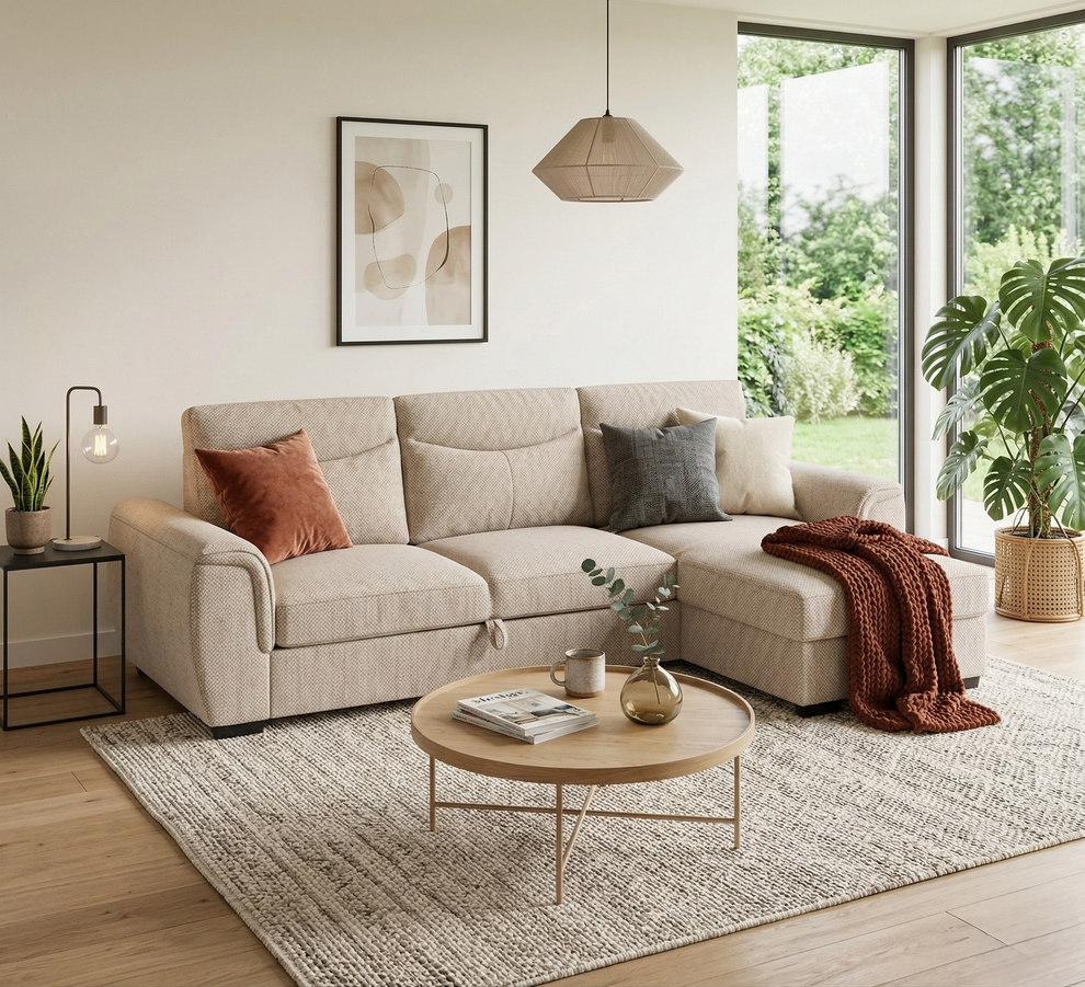 Coltar Extensibil Cu Insula Amalfi, Interschimbabil Stanga/Dreapta, Crown 02, 236 Cm