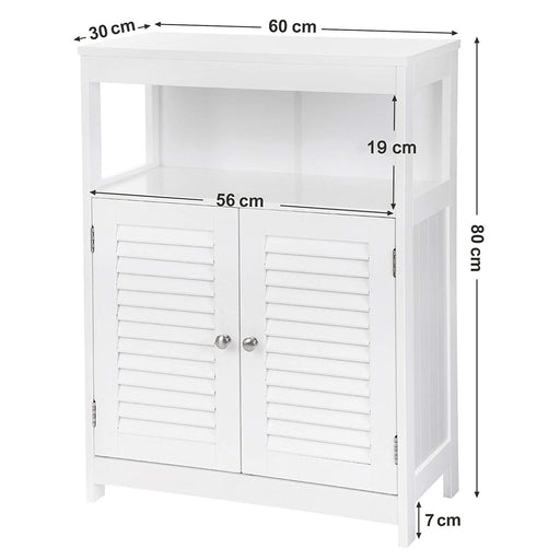 Comoda Baie Cottage Alb, 60 Cm
